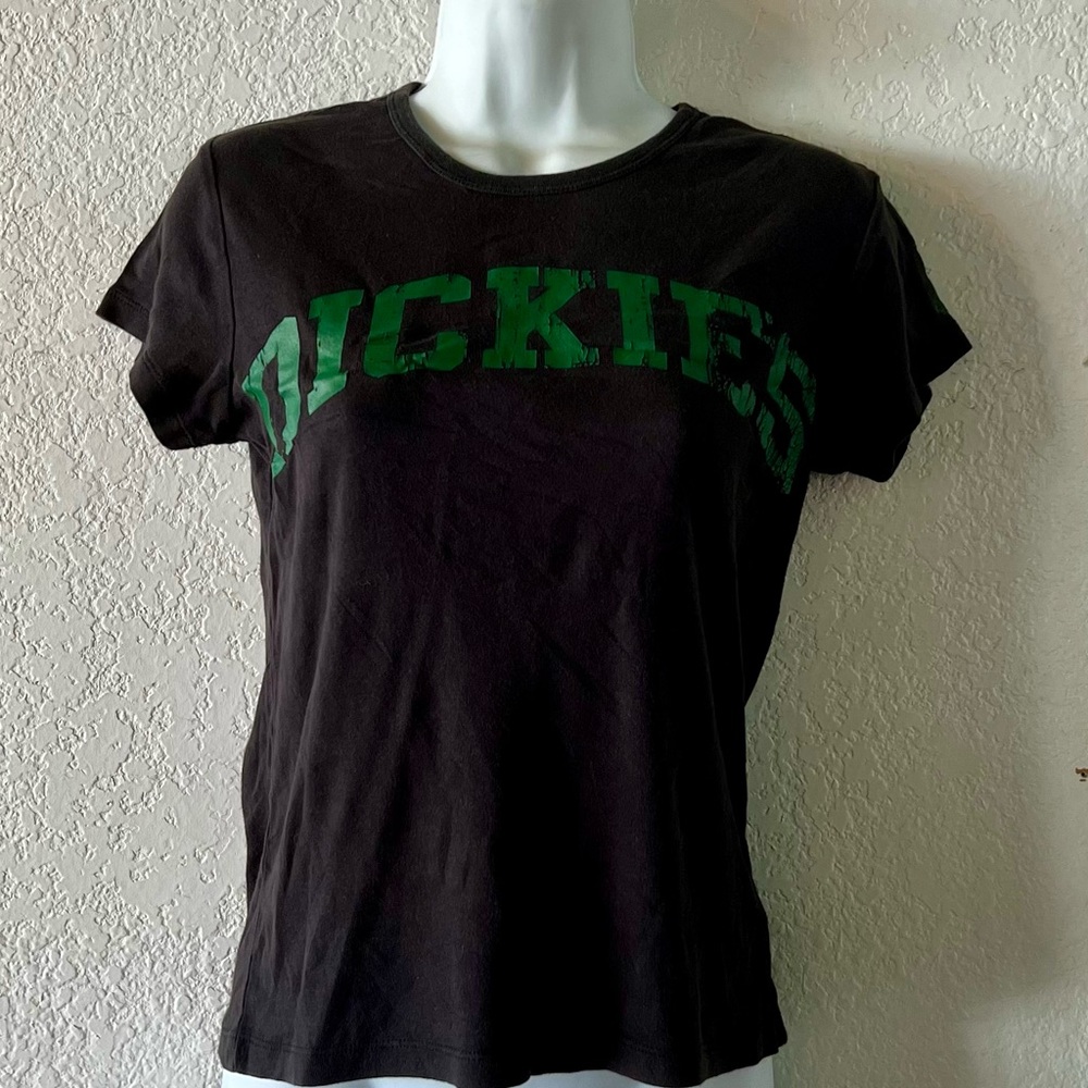 Diesel Black T-Shirt with Green Logo